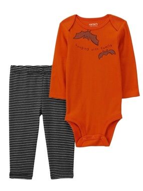 CARTER’S 2 PC HANGING WITH FAMILY PANTS SET - VARIOUS SIZES (NEW WITH TAGS) A6